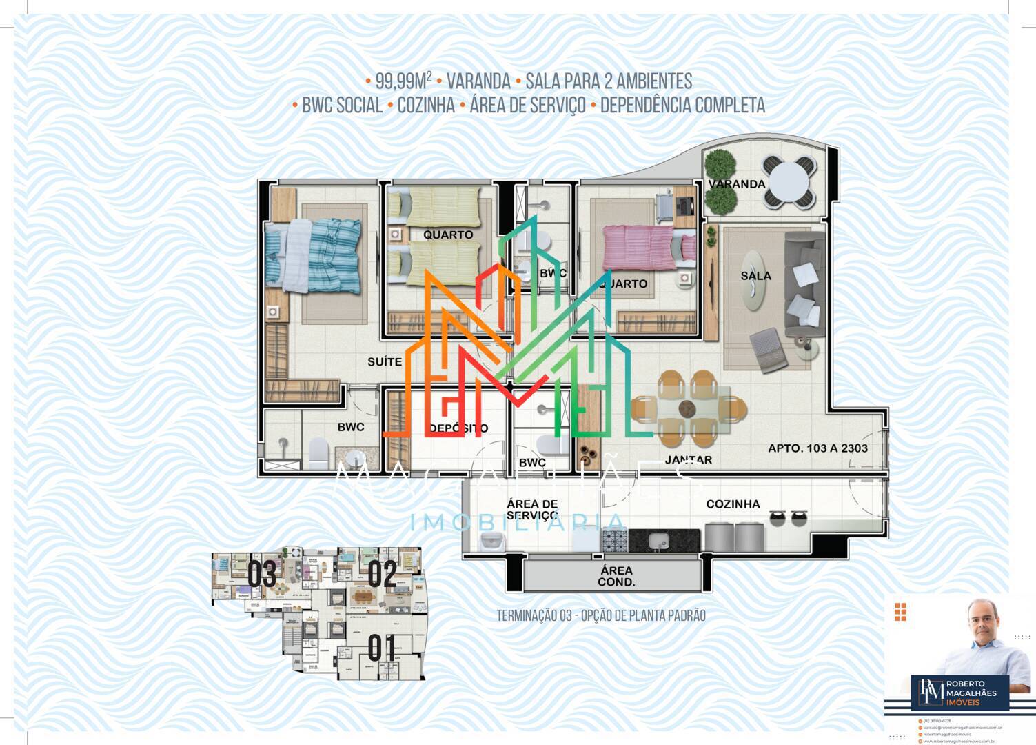 Apartamento, 3 quartos, 99 m² - Foto 14