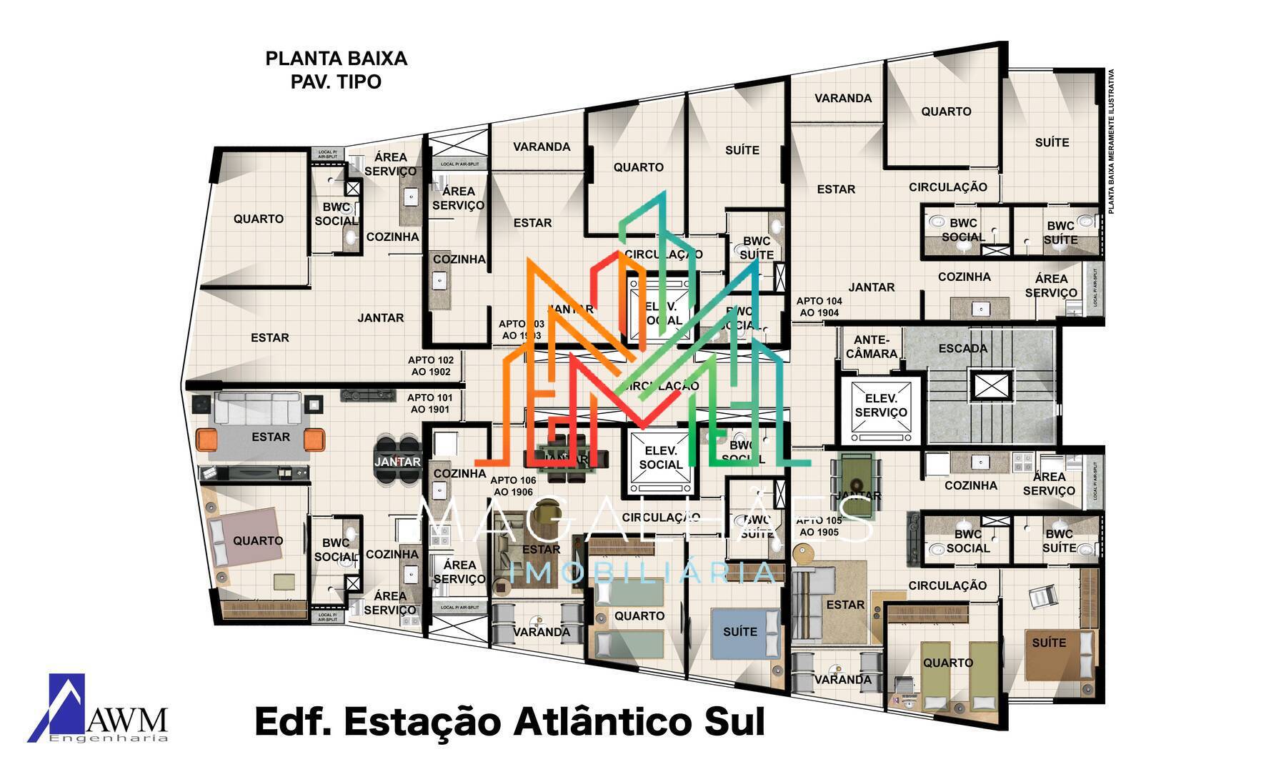 Apartamento, 1 quarto, 39 m² - Foto 14